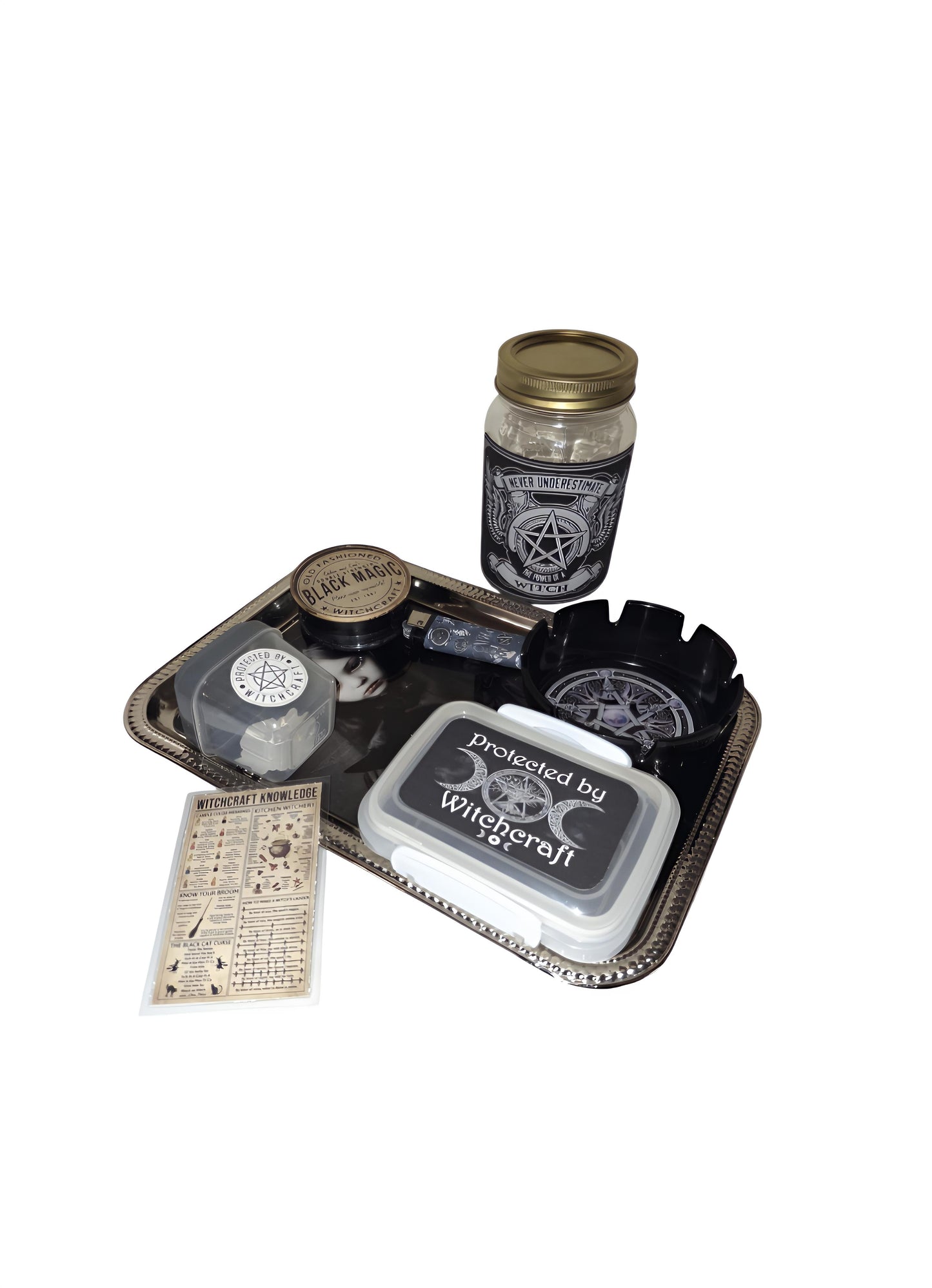 Black Magic Witch — Decorative Tray Gift Set