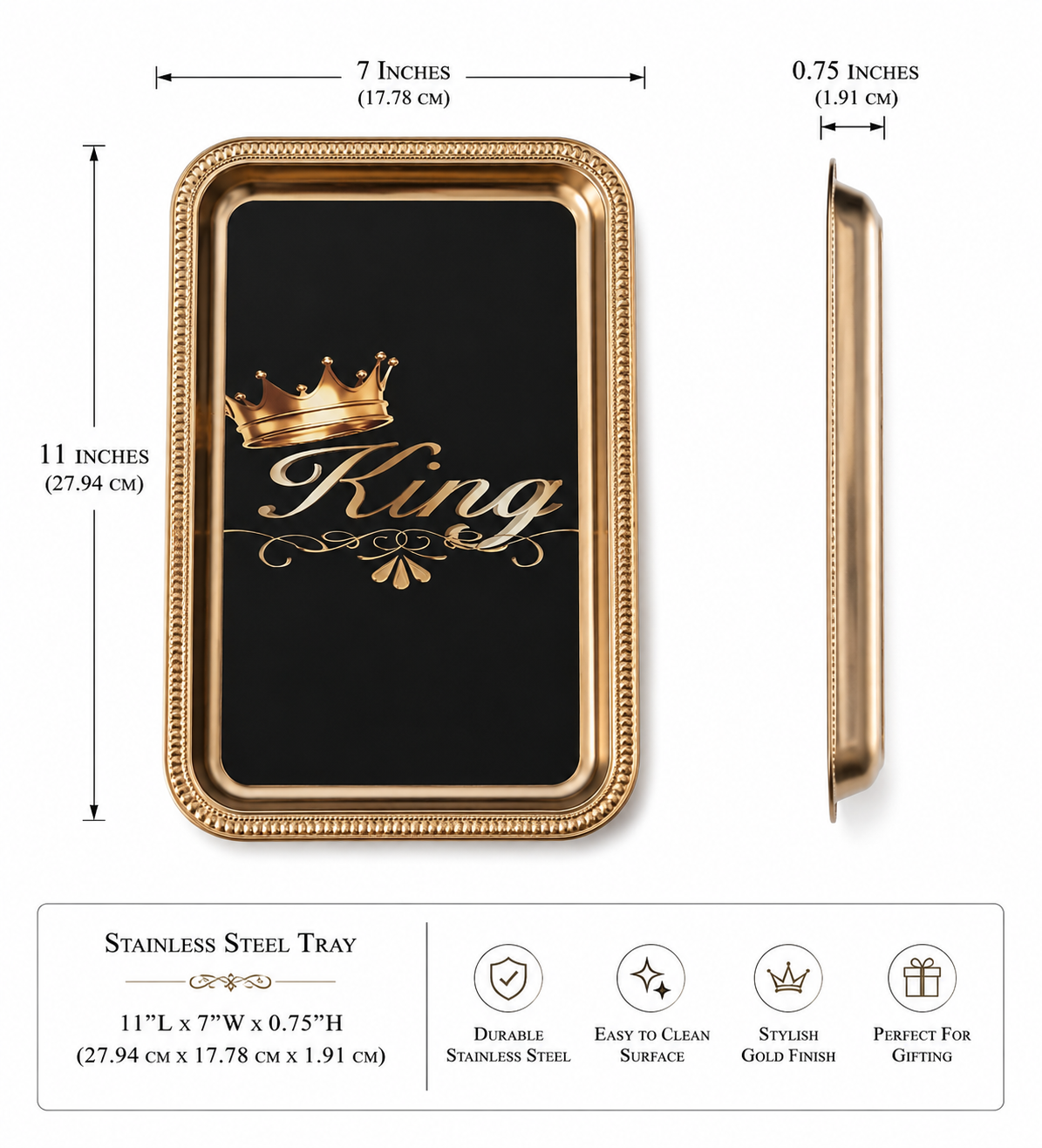 Crown & Reign Tray