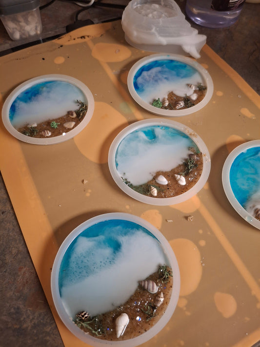 Studio Mistakes & Happy Accidents: What Resin Has Taught Me About Letting Go