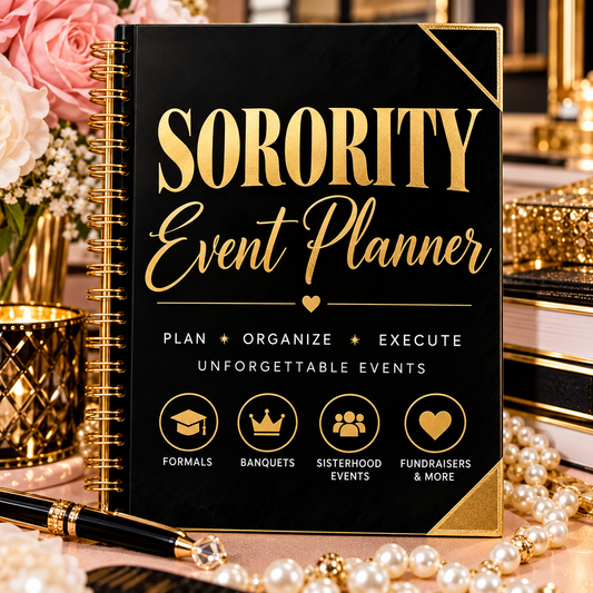 Sorority Event Planner | 9-Page Printable PDF
