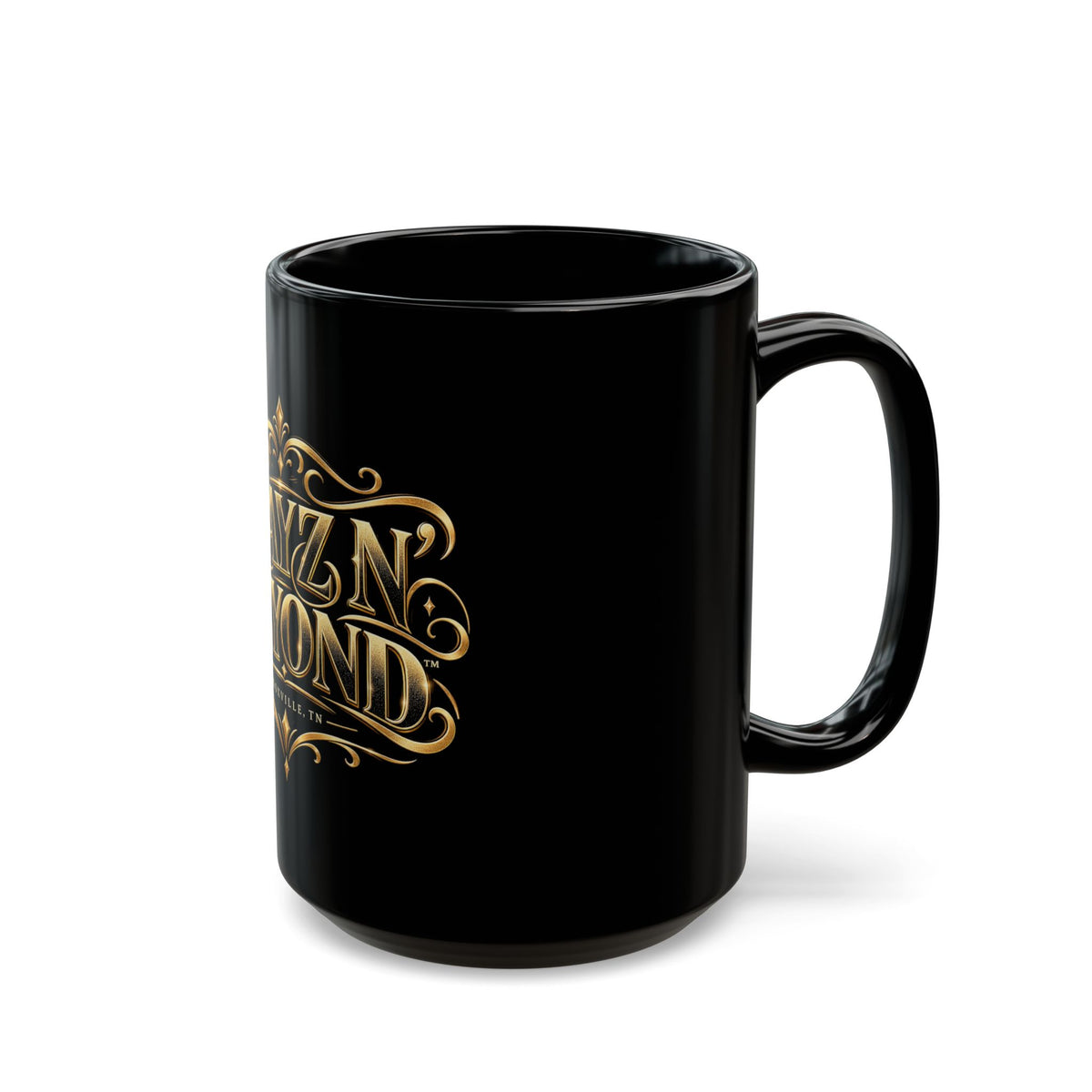 Trayz N' Beyond™ Gold Logo Mug