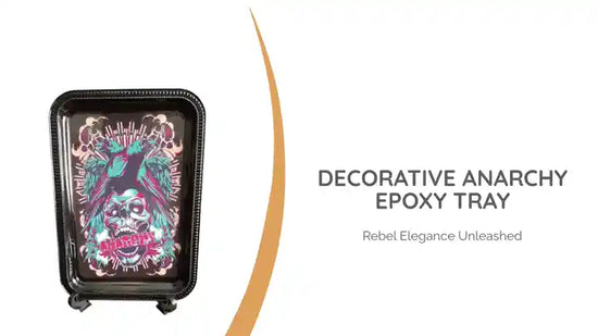 Decorative Anarchy Epoxy Tray by@Outfy