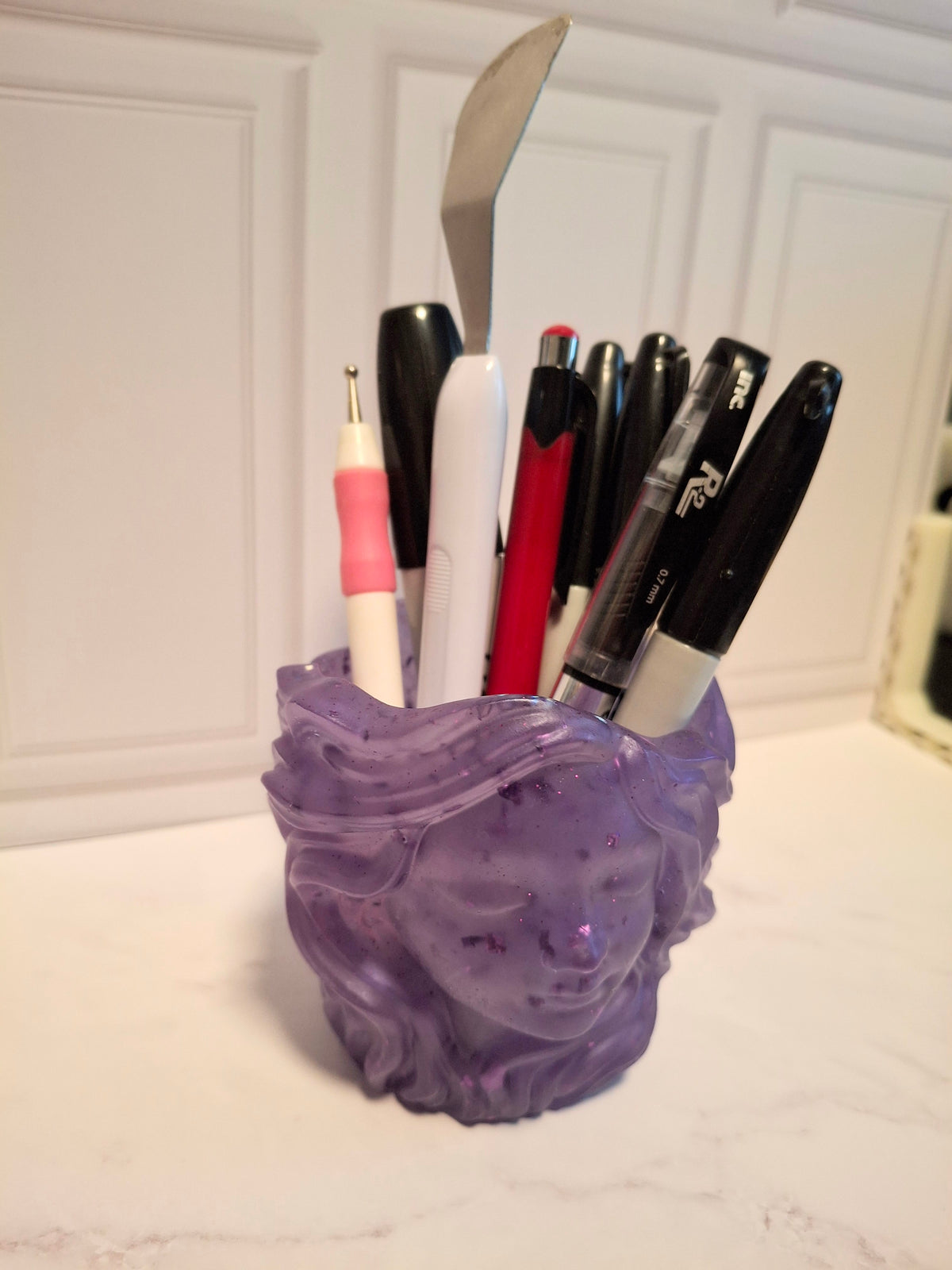 Glam Goddess Resin Planter & Organizer