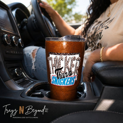 Glitter Leopard 20oz Epoxy Tumbler – Bold Sassy Gift