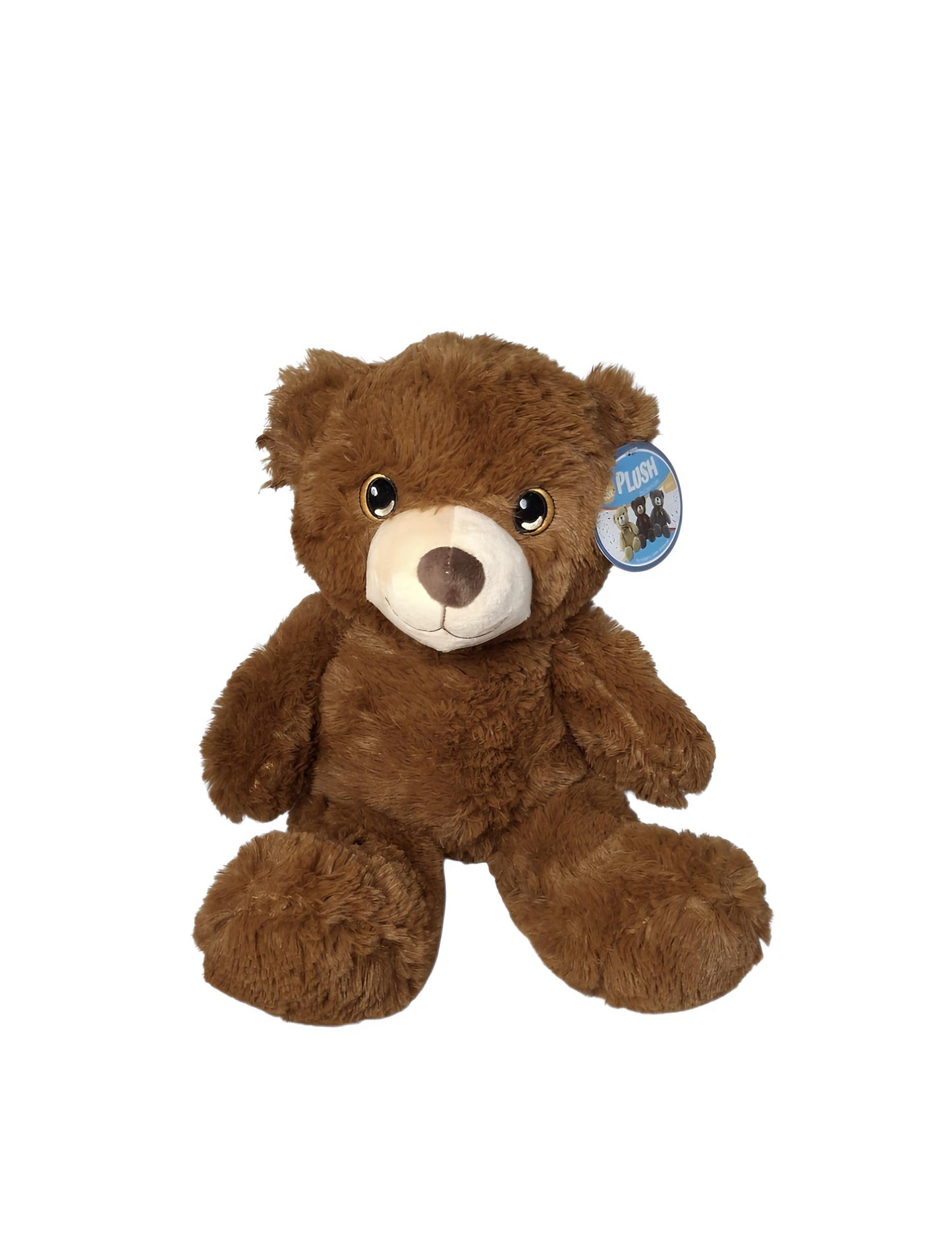 14" Brown Teddy Bear with 2qt Screw Top Plastic Jar