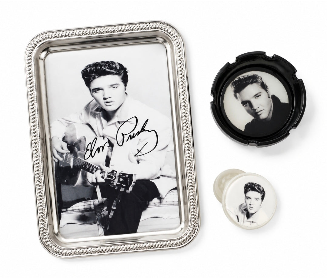 Custom Elvis Presley Tray Set — Handmade Epoxy Resin