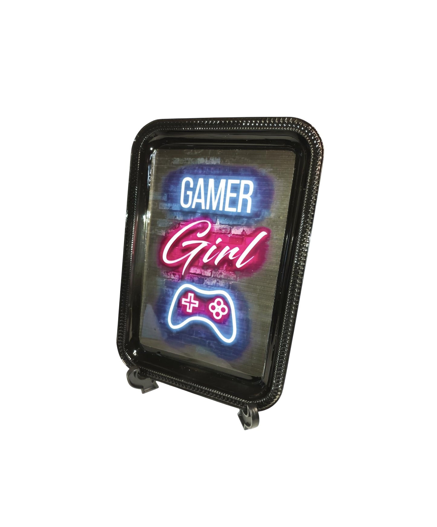 Decorative Gamer Girl Vanity Tray