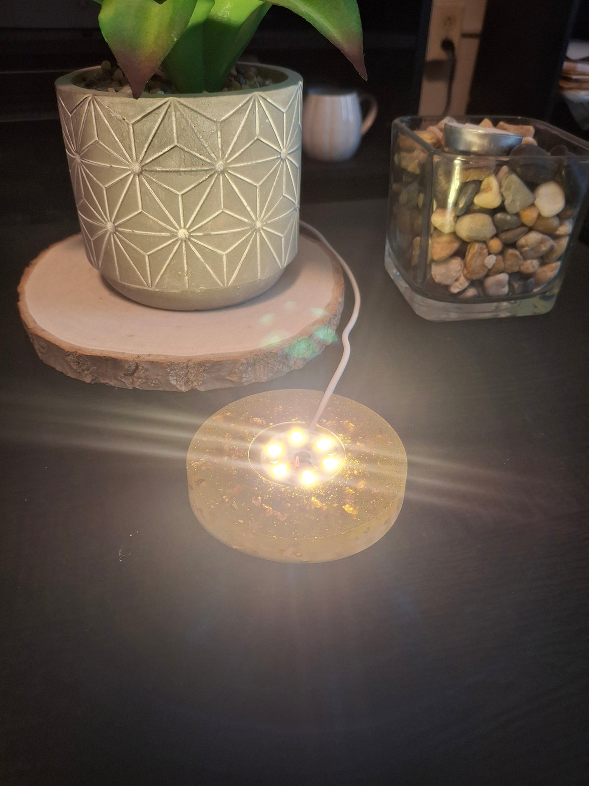 Personalized Resin LED Lamp