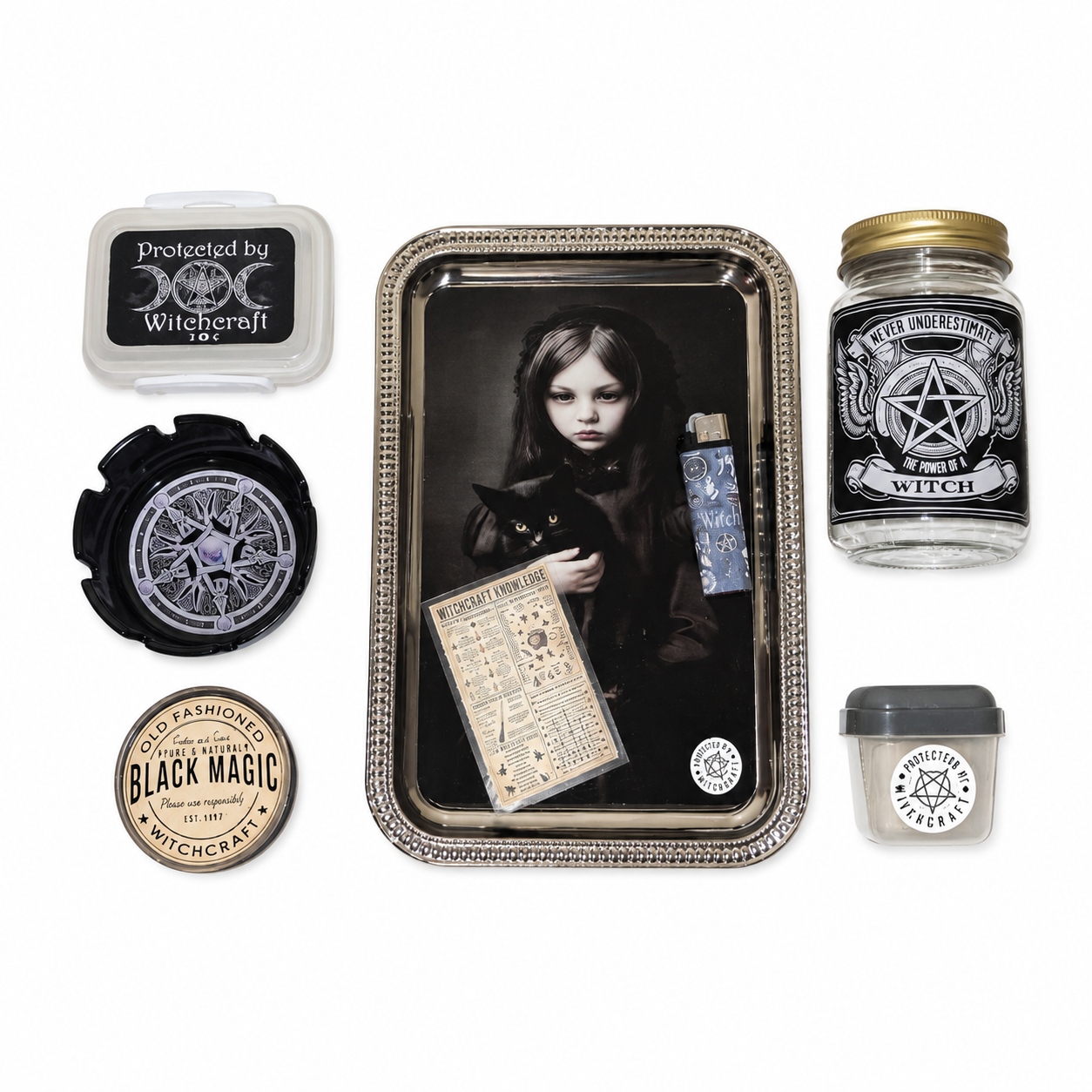 Black Magic Witch — Decorative Tray Gift Set