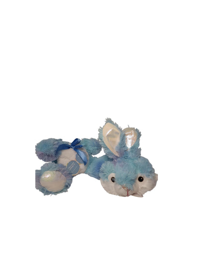 Blue Bunny 12" Plush Stuffed Animal with 8oz Plastic Screw-Top Jar — Perfect Gift