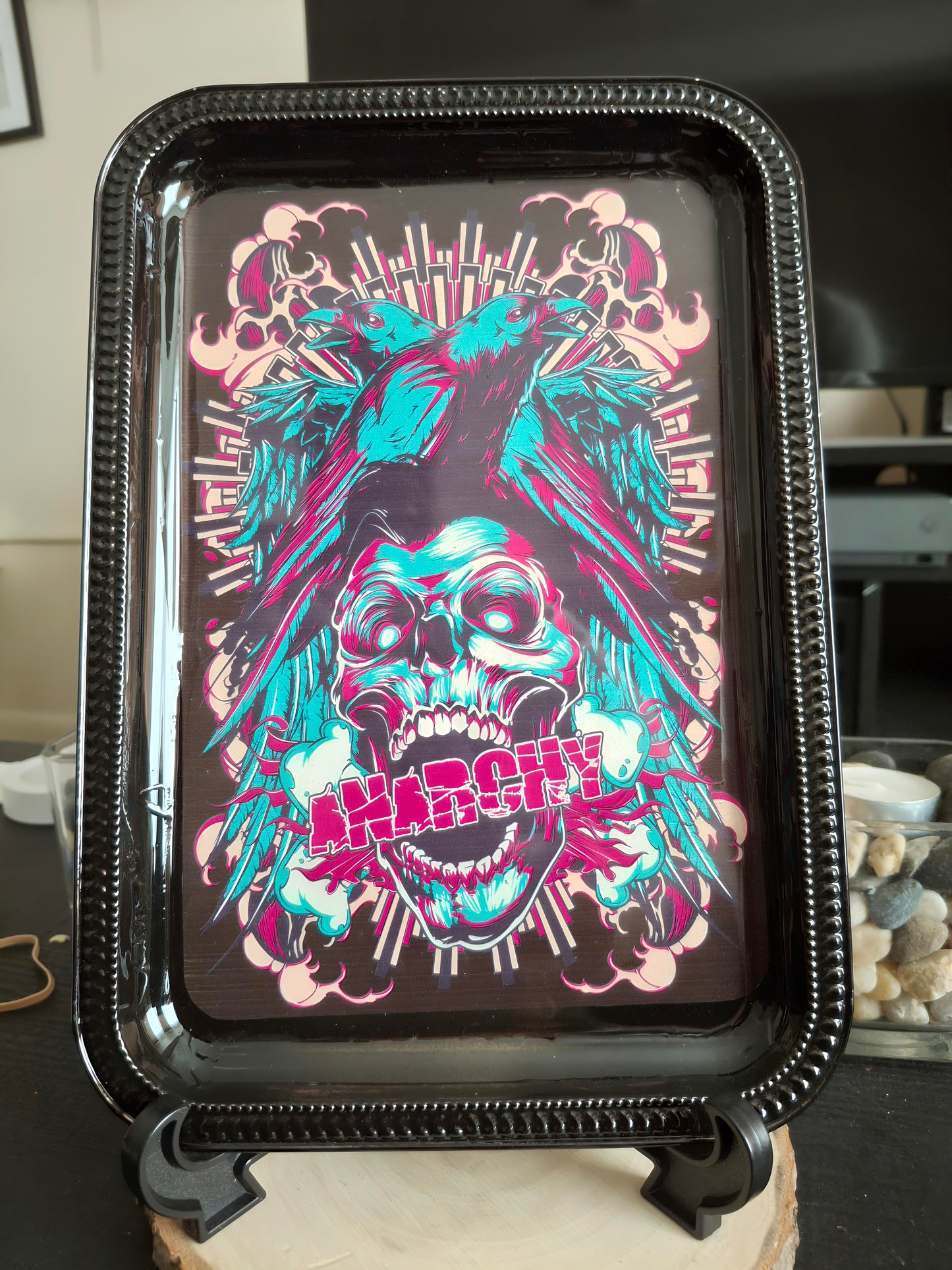 Decorative Anarchy Epoxy Tray