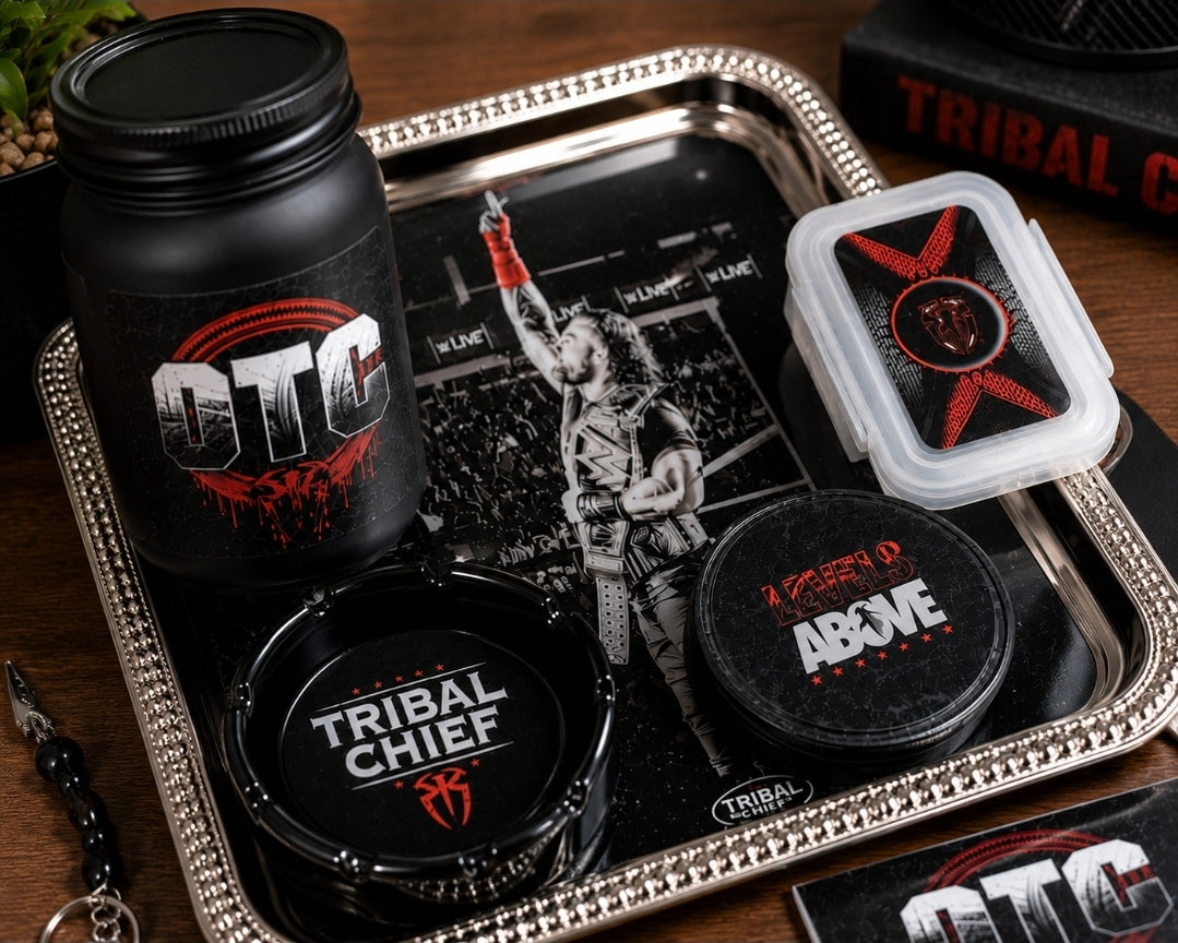 OTC Rolling Tray Set – Tribal Chief Edition