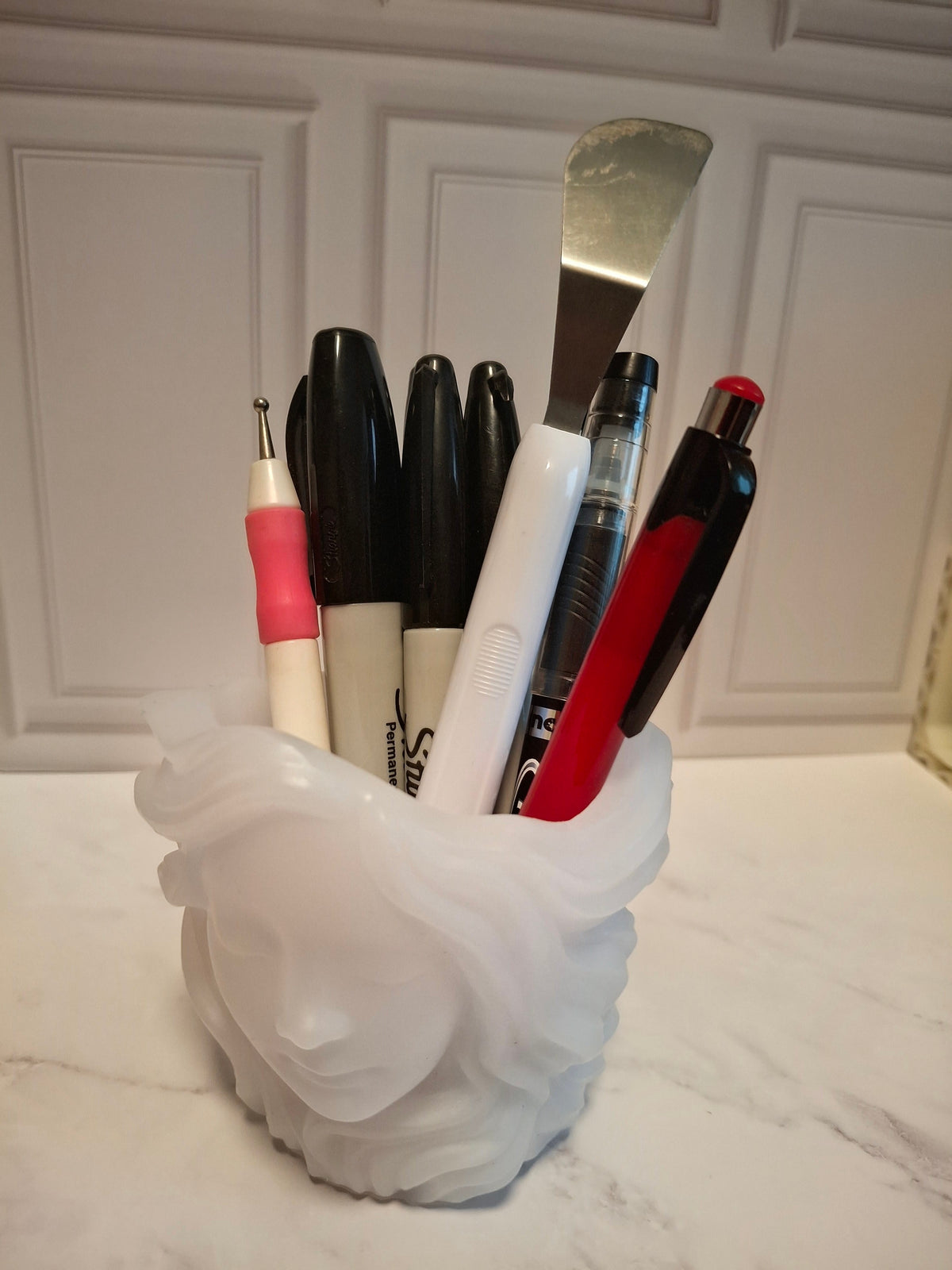Glam Goddess Resin Planter & Organizer