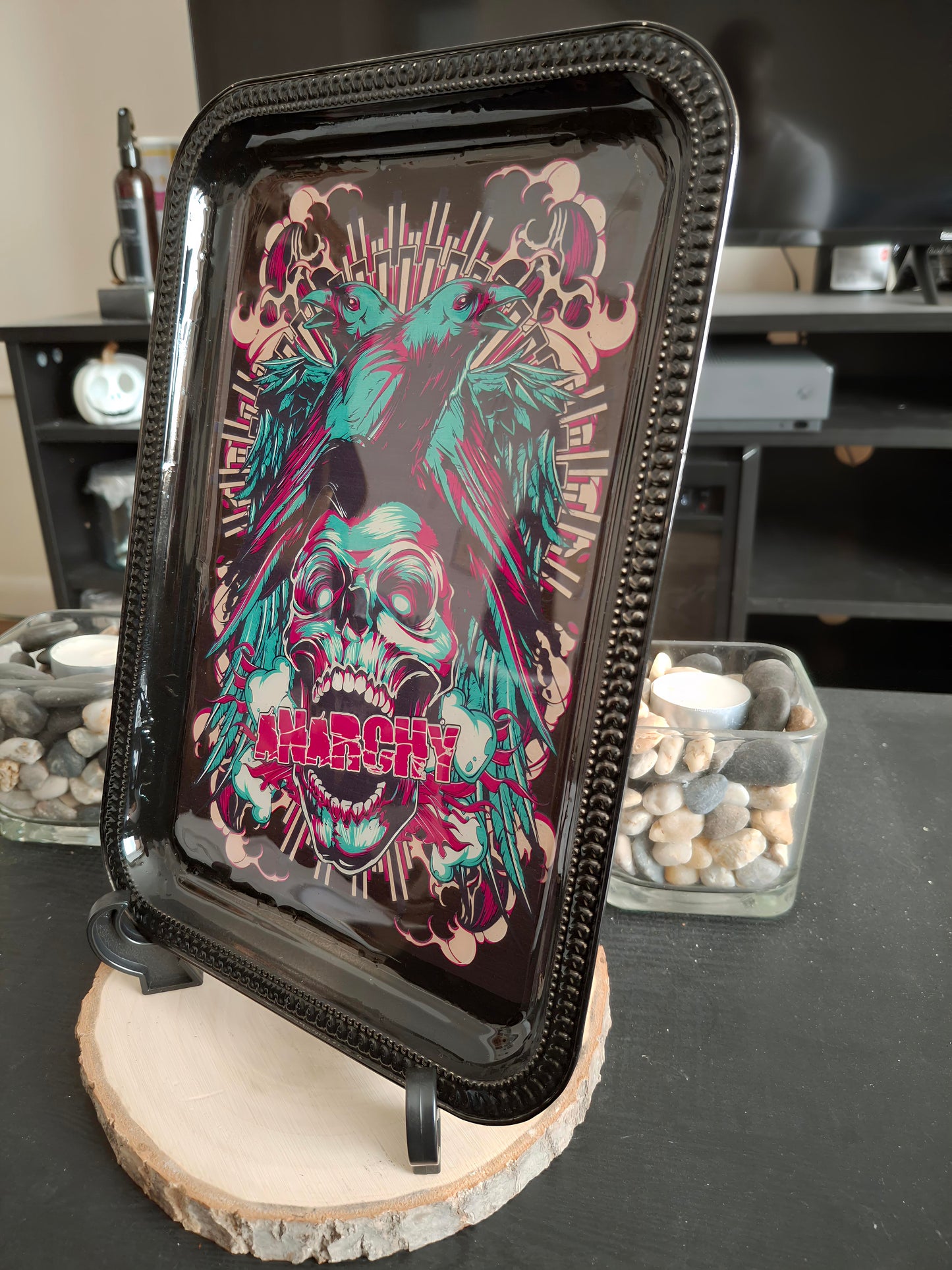 Decorative Anarchy Epoxy Tray