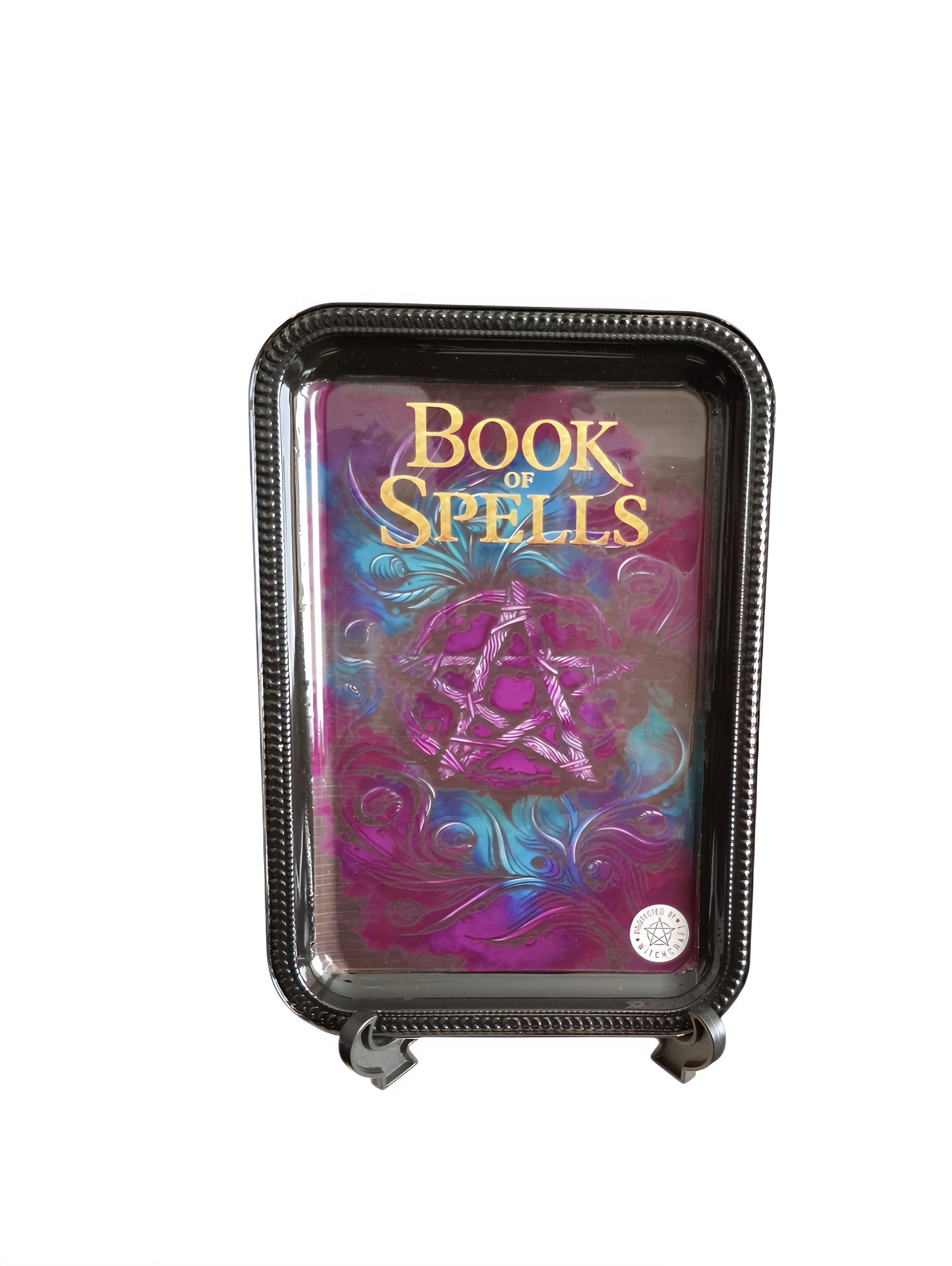 Decorative Book of Spells Epoxy Tray