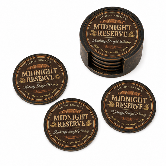 Midnight Reserve Coaster Set