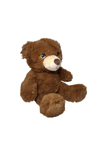 14" Brown Teddy Bear with 2qt Screw Top Plastic Jar