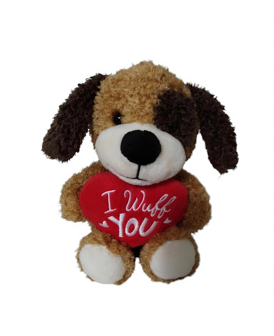 I Wuff You Plush Dog — Secret Compartment Keepsake