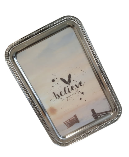 Believe in Yourself — Epoxy-Coated Stainless Steel Decorative Tray