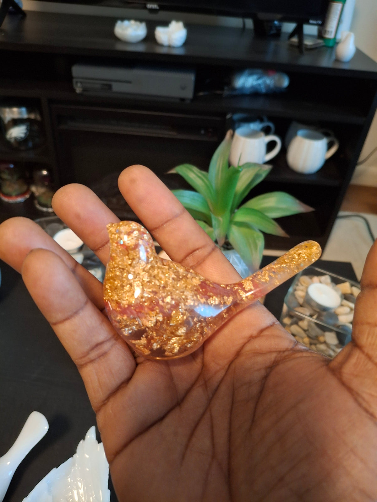 Personalized Resin Dove Figurine