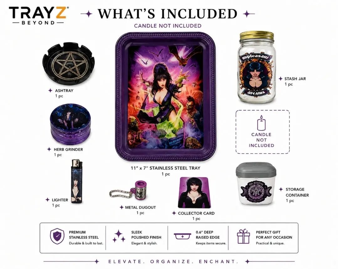 Witch Mistress Vanity Tray Set | Gothic Collector Edition