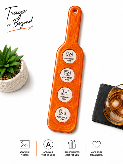 Custom Whiskey Flight Tray | Design Yours