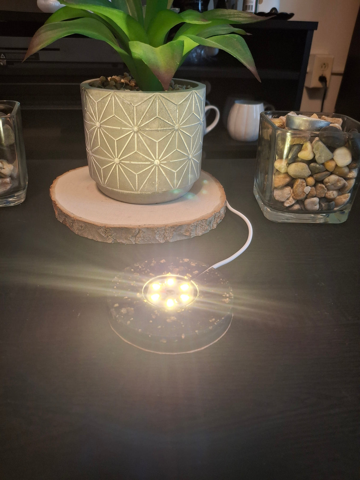 Personalized Resin LED Lamp
