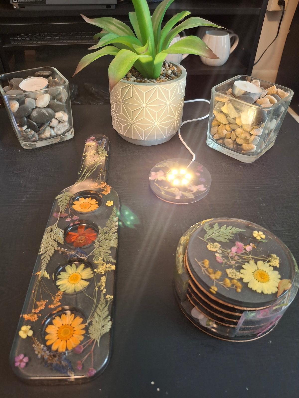 Personalized Resin LED Lamp