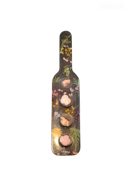 Perfectly Imperfect — Pressed Wildflower Epoxy Flight Tray