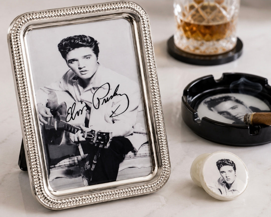 Custom Elvis Presley Tray Set — Handmade Epoxy Resin