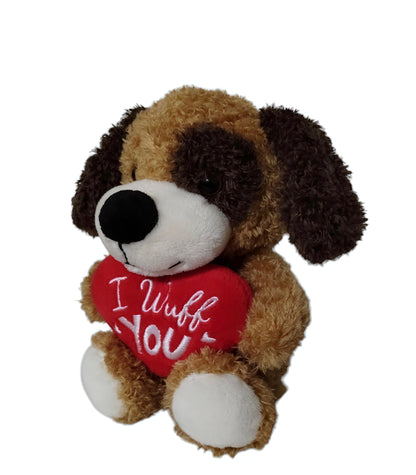 I Wuff You Plush Dog — Secret Compartment Keepsake